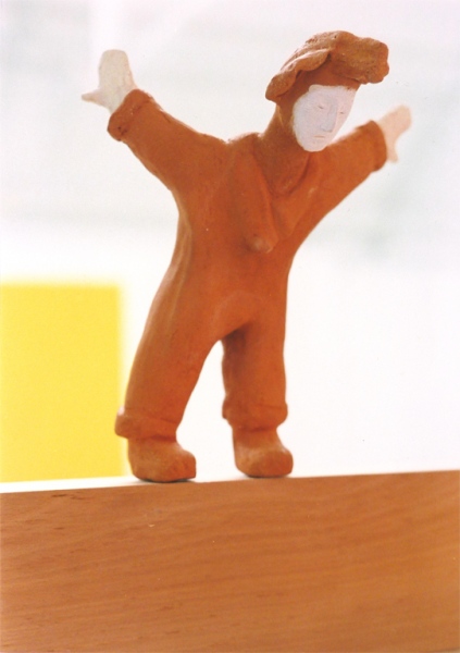 Solo exhibition at Gallery Fons Welters, Amsterdam, 1994. Detail.