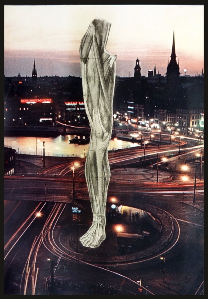 Photo on aluminium. Black wooden frame, 152 x 108 cm, 1989.