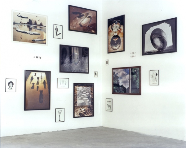 Gallery Hooghuis, Arnhem, 1990. Photoworks 80 x 110 cm. Little works 30 x 40 cm and 10 x 15 cm.Photoworks 80 x 110 cm. Little works 30 x 40 cm and 10 x 15 cm. Photoworks 80 x 110 cm. Little works 30 x 40 cm and 10 x 15 cm.